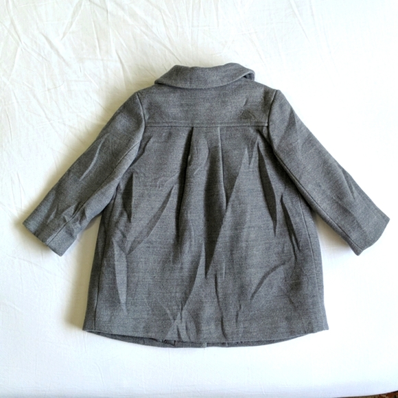 mayoral gray babydoll style pea coat with peter pan collar 12 months baby girl - Picture 11 of 11